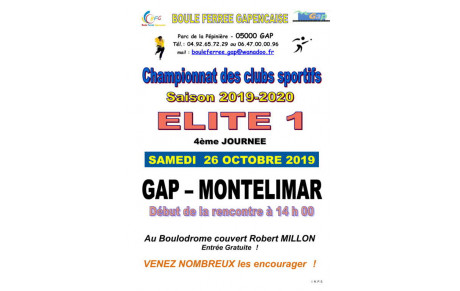 ELITE 1 - GAP / MONTELIMAR