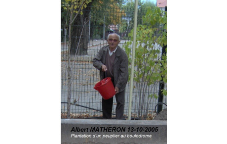 Décès d'Albert MATHERON