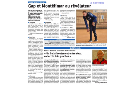 Elite 2 : Demain GAP - MONTELIMAR 