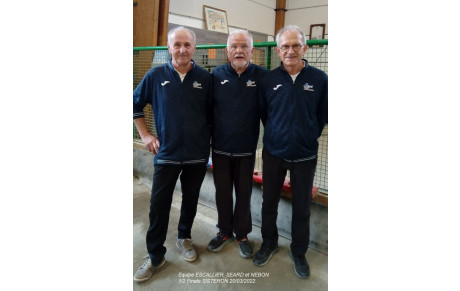 Equipe de BFG en 1/2 finale à SISTERON