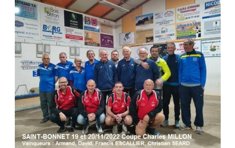 Victoire de l'équipe ESCALLIER-SEARD à SAINT-BONNET