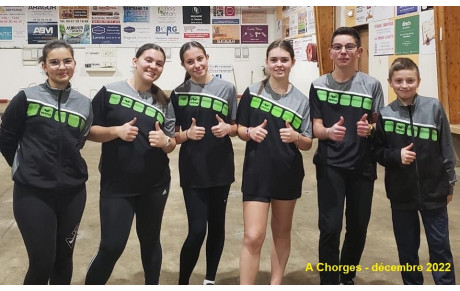 BRAVO aux jeunes de l'école de boules