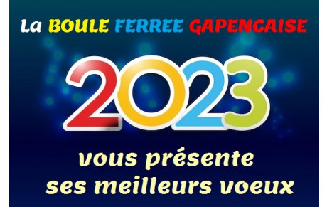 Bonne année 2023 