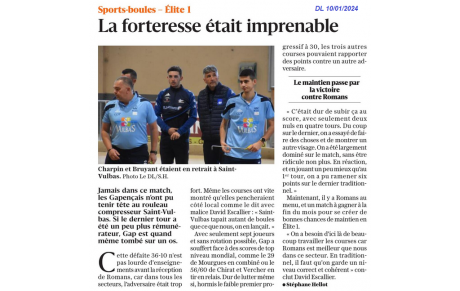 Défaite à Saint-Vulbas : la forteresse était imprenable 