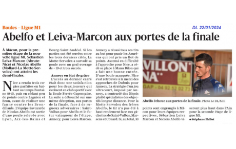 Ligue M1 : Beaux parcours de nos deux joueurs de club