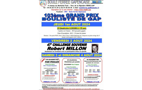 Affiche GRAND PRIX DE GAP